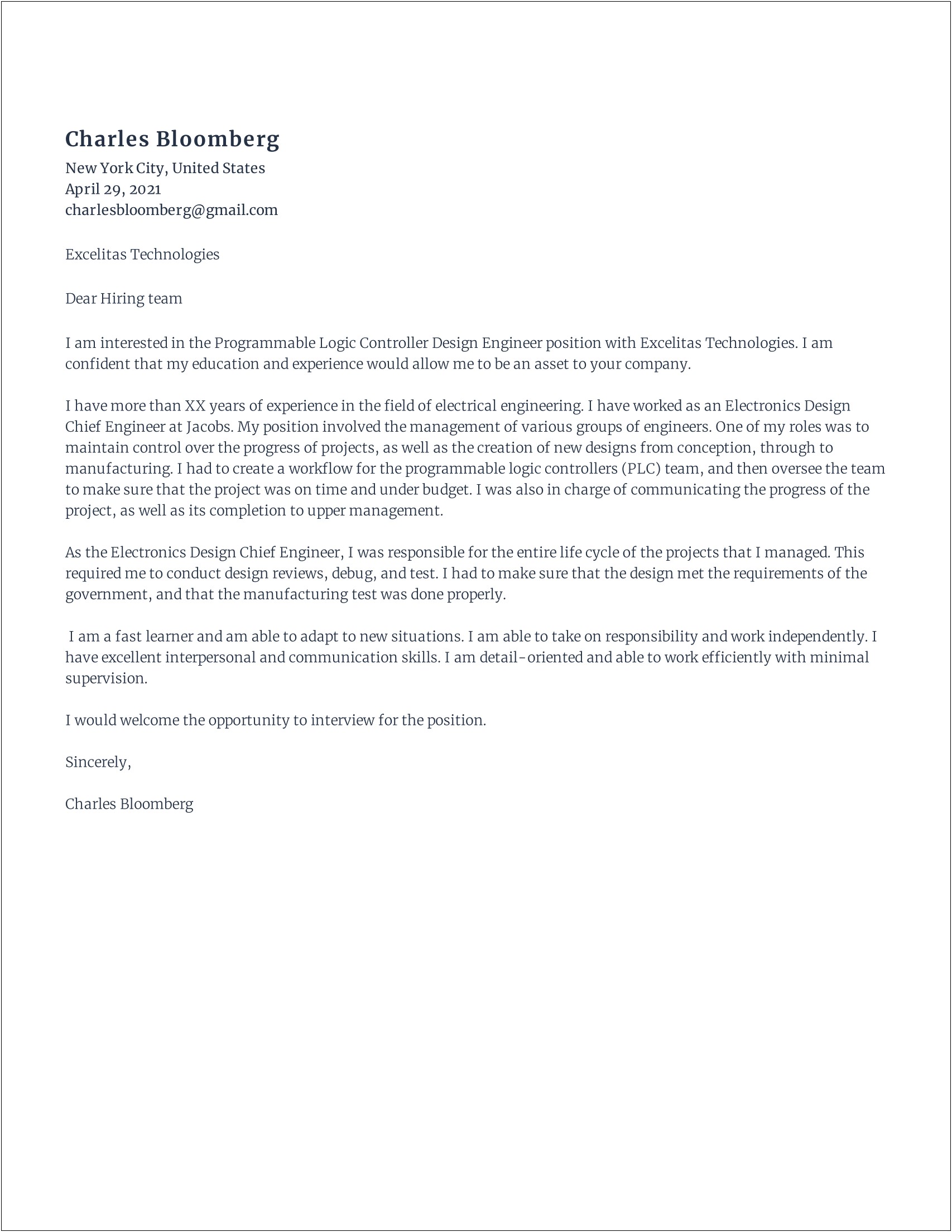 Comptia Ceu Work Experience Letter Template