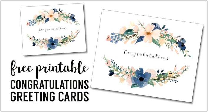 Congratulations On Your Wedding Card Template