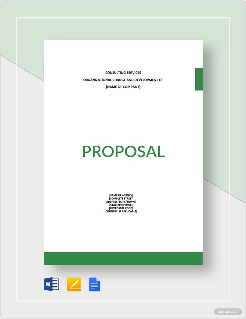 Consulting Proposal Letter Template For Procurement Improvement