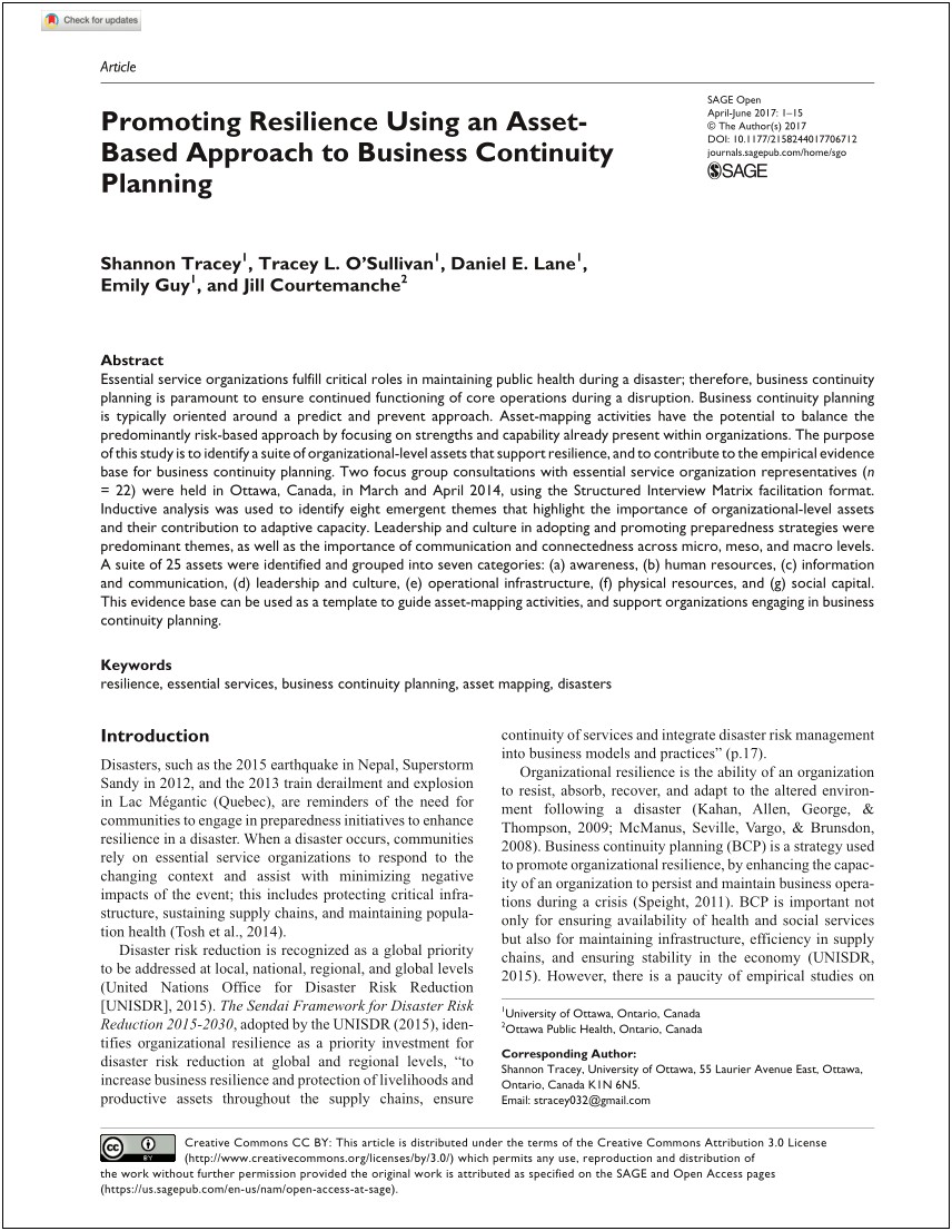 Continuity Of Operations Coop Plan Template 2014