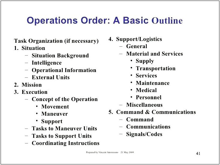 Continuity Of Operations Plan Template Army