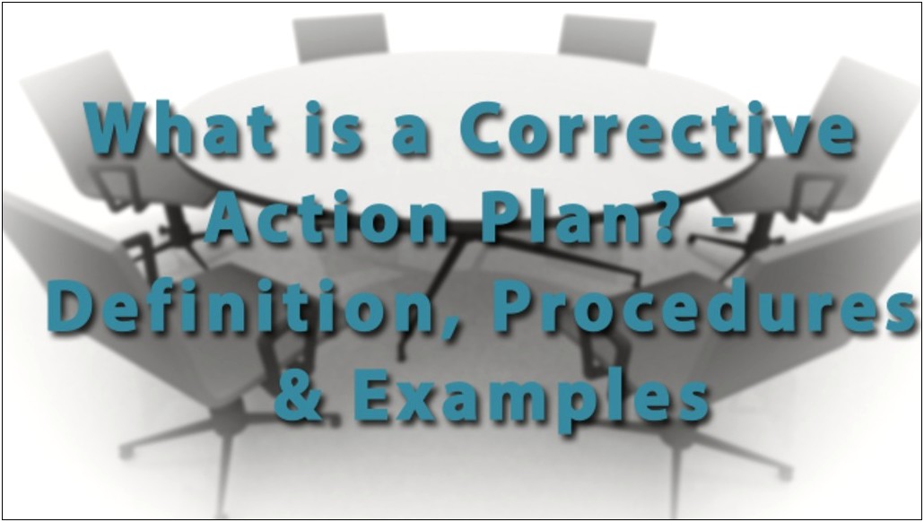 Corrective Action Plan Template Parent Education Program