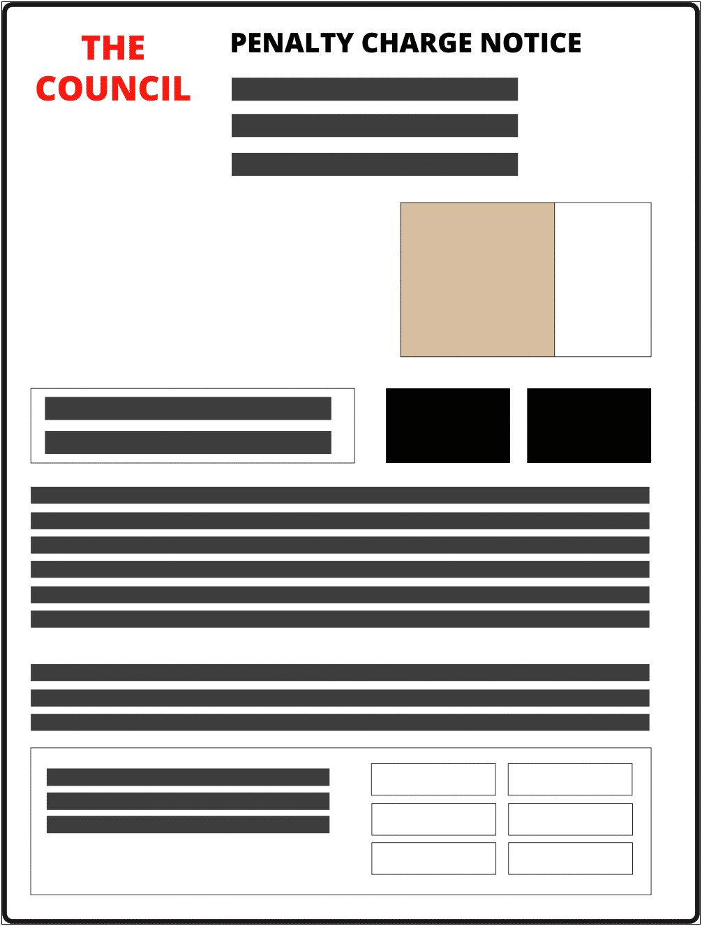 Council Parking Ticket Appeal Letter Template