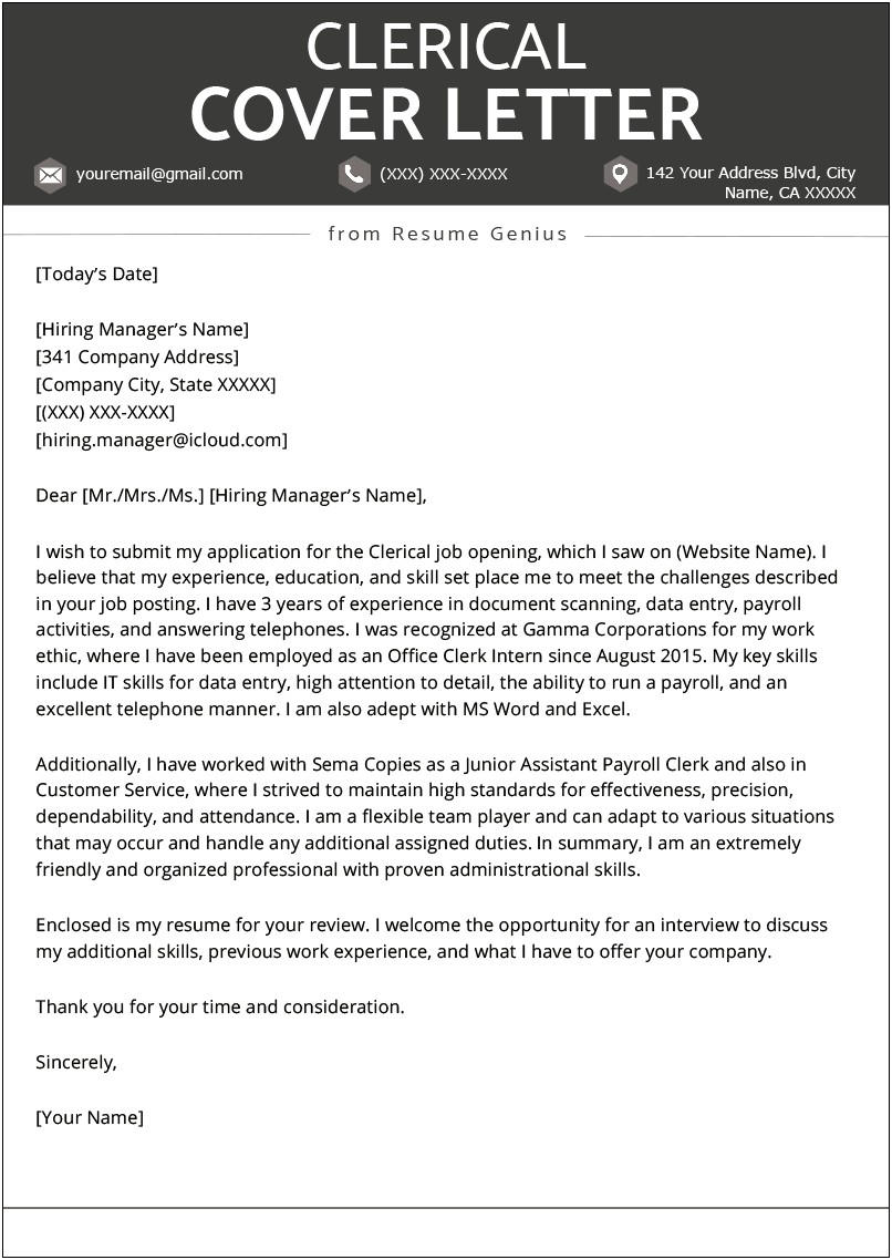 Cover Letter For Customer Service Template