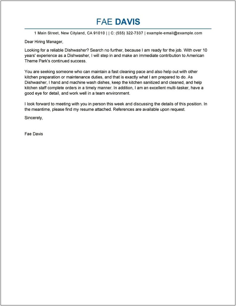 Cover Letter For Television Pitch Template