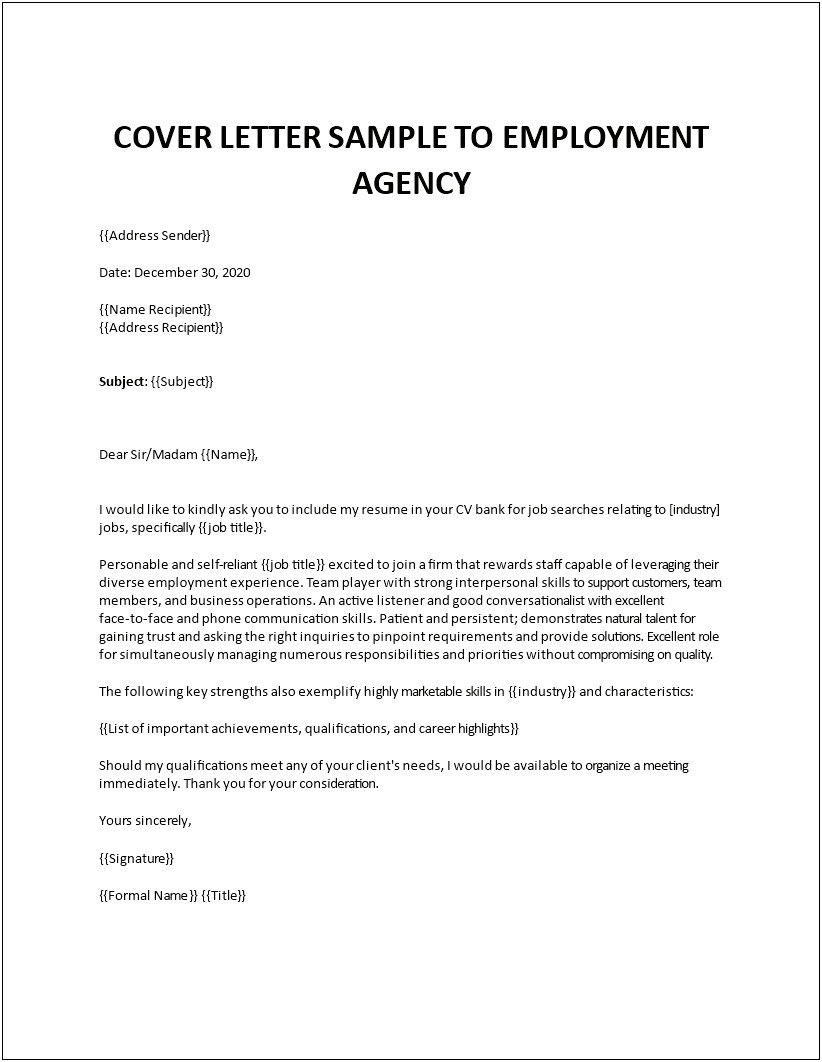 Cover Letter Template For Bank Jobs