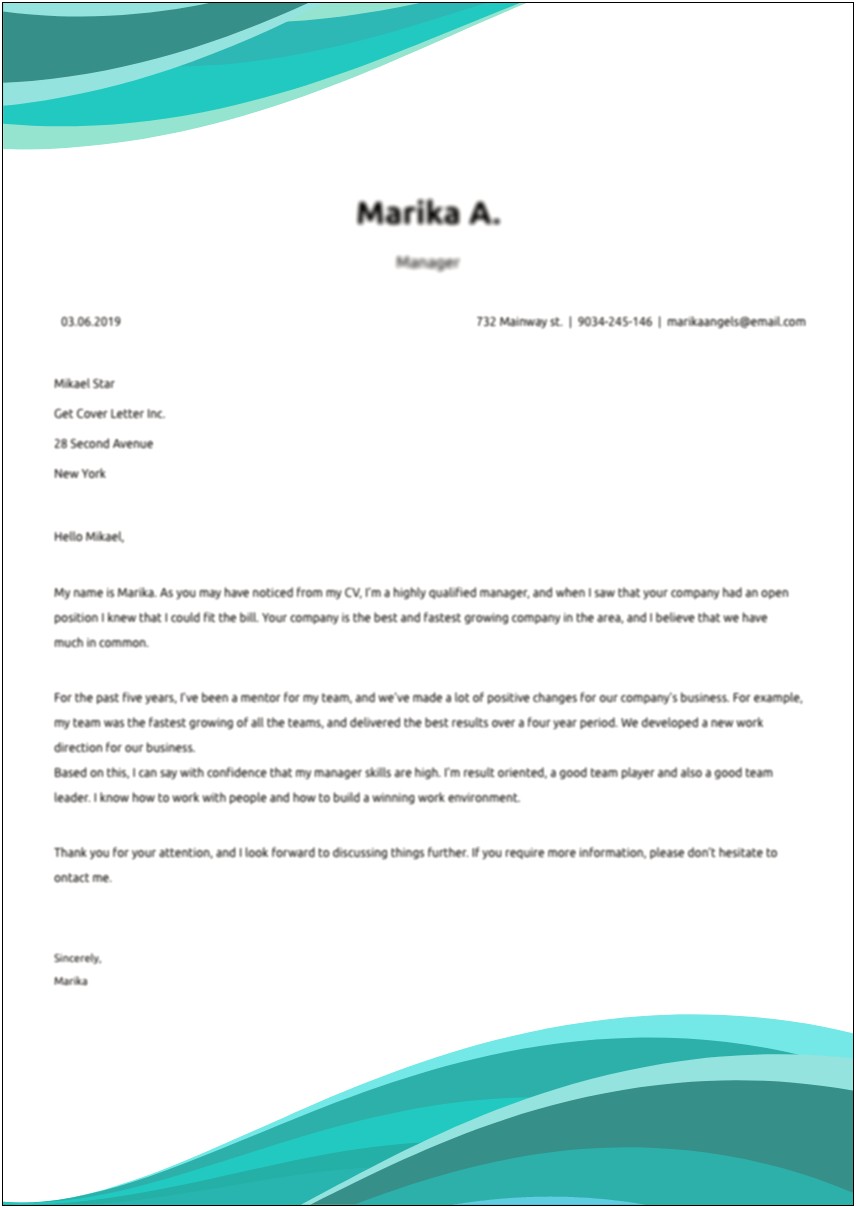 Cover Letter Template For Physician Assistants