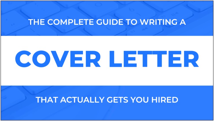 Cover Letter Template For Previous Employer