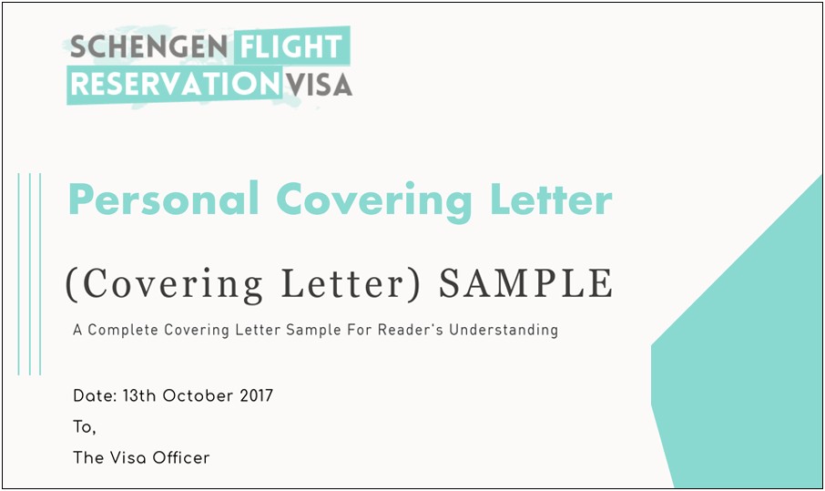 Cover Letter Template For Uk Visa From Usa