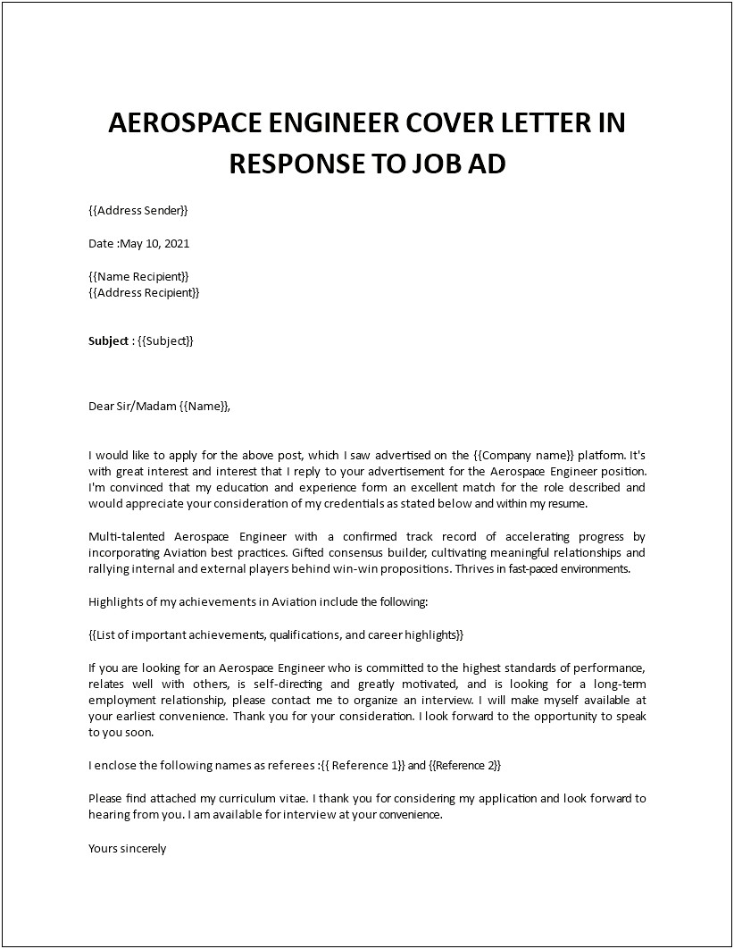 Cover Letter Template Internal Job Posting