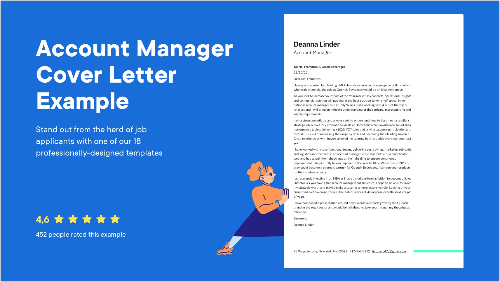 Cover Letter Template Sales Account Manager