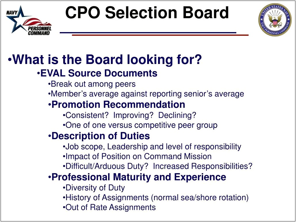 Cpo Letter To The Board Template