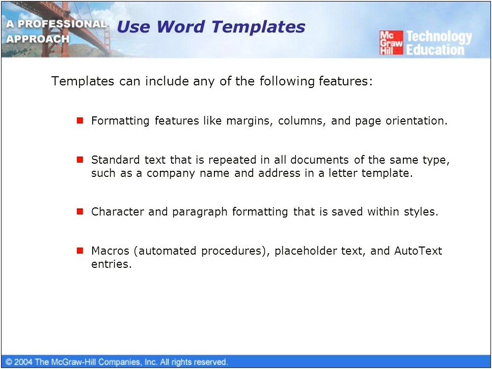 Create A Word Template From An Existing Document