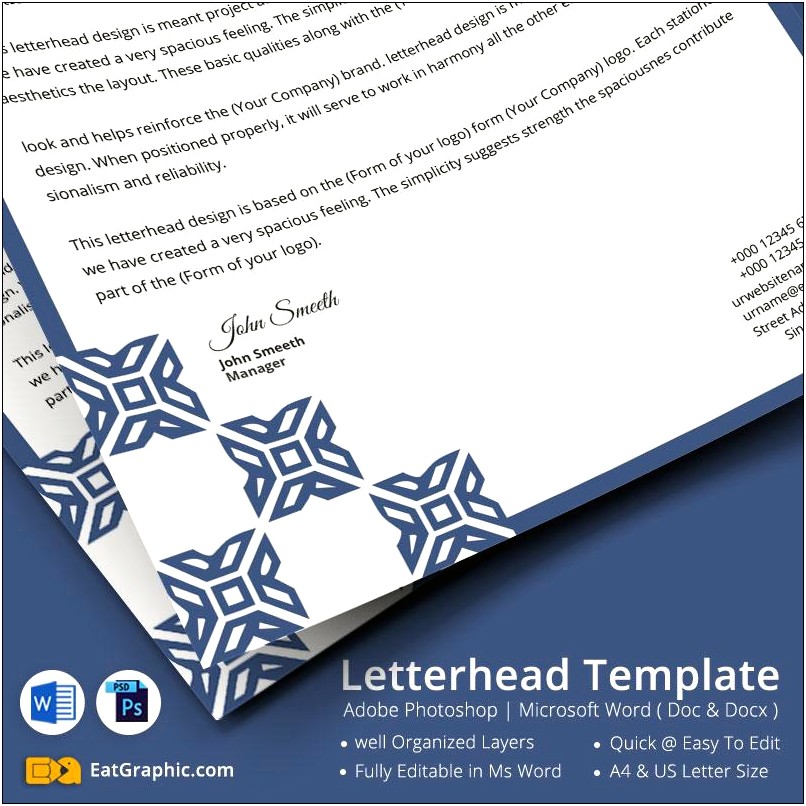 Create Letterhead Template In Word 2016