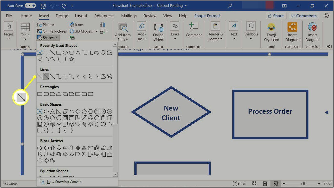 Create Template With Shapes In Word