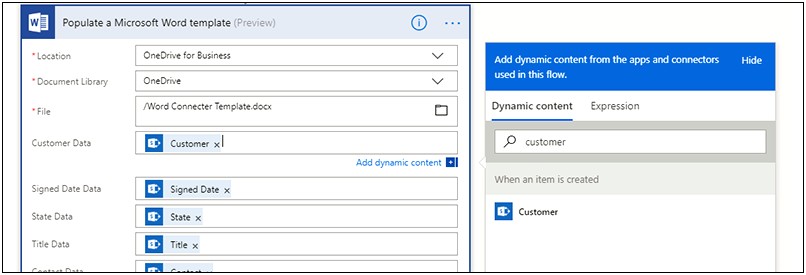 Create Word Docs From Templates With Ms Flow