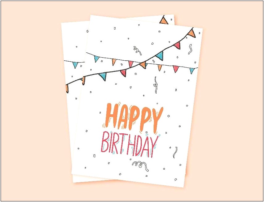 Create Your Own Birthday Card Template