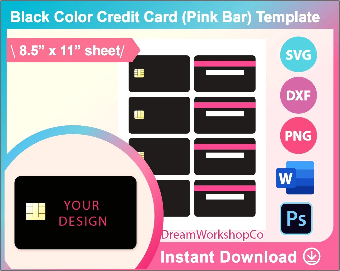 Create Your Own Credit Card Template