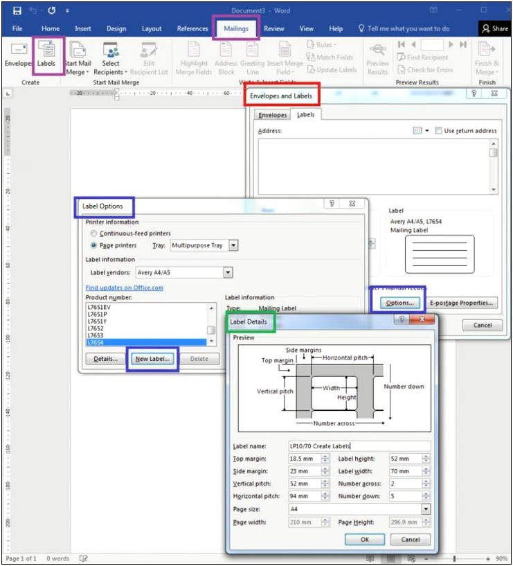 Create Your Own Label Template Word