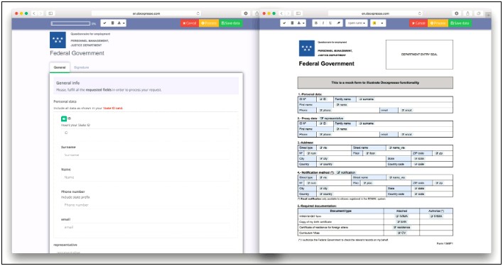 Creating Template Form With Excel And Word