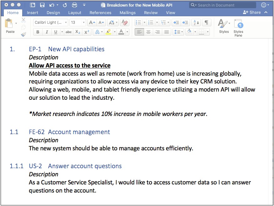 Creating Word Template For Product Inser