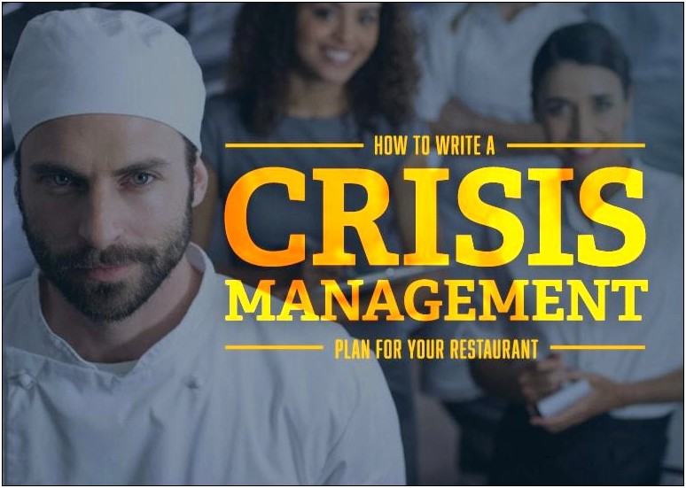 Crisis Management Plan Template For Restaurants