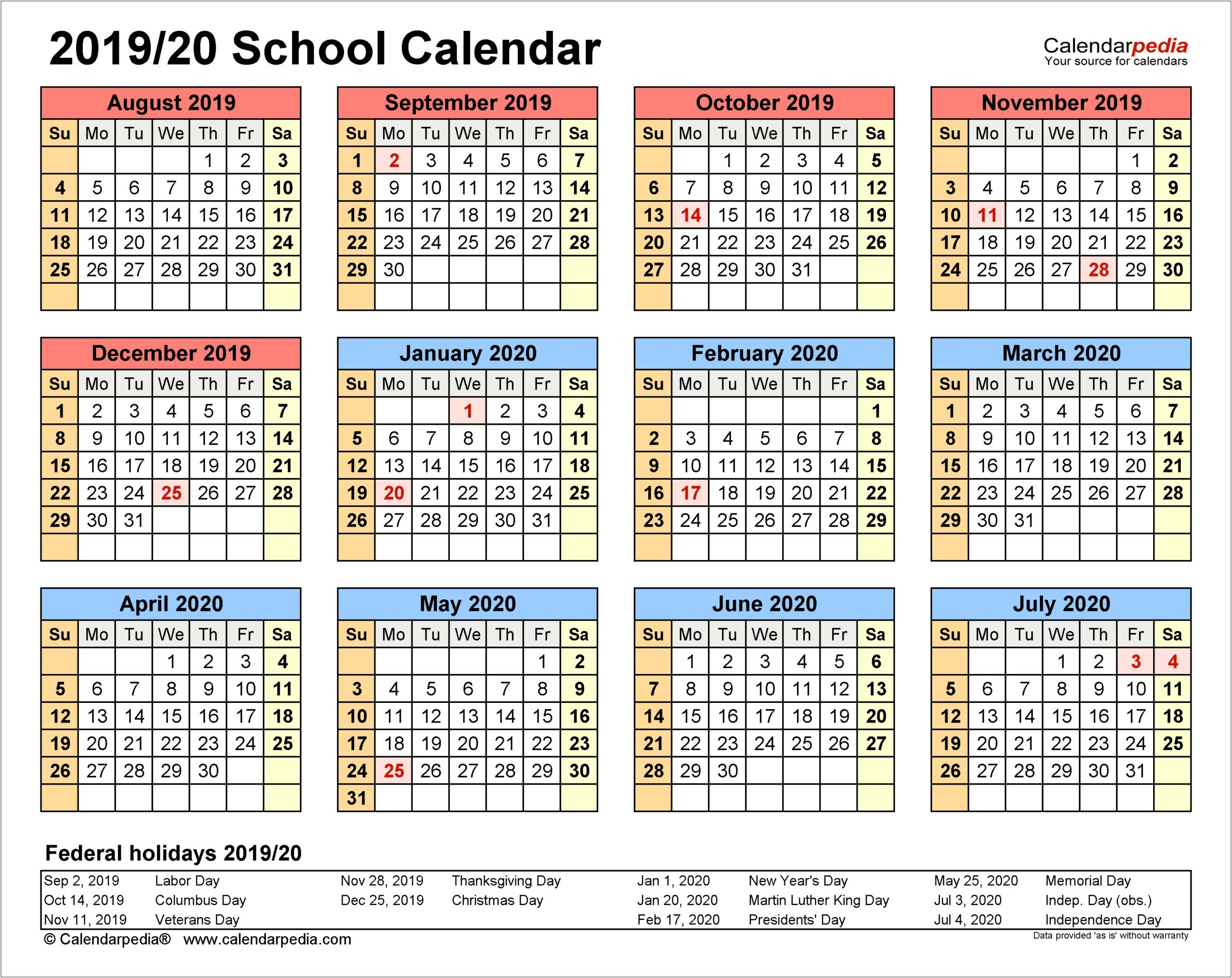 Cub Scout Planning Calendar Template 2019 2020 Excel