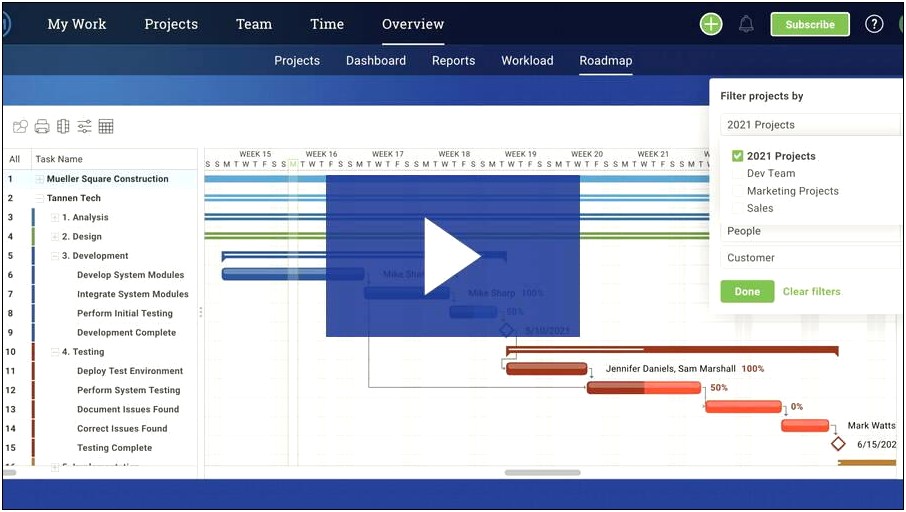 Custom Application Development Project Plan Template