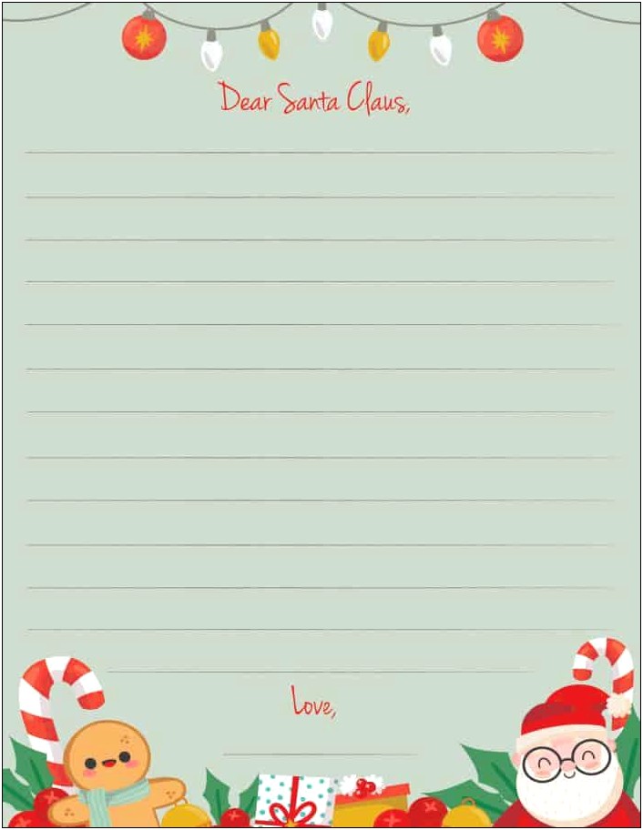 Cute Letter Templates For 5th Grade