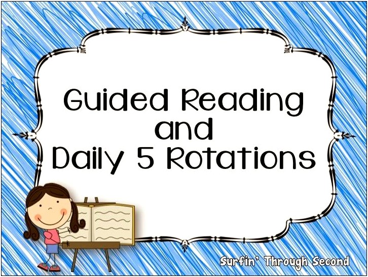 Daily Five Guided Reading Lesson Plan Template