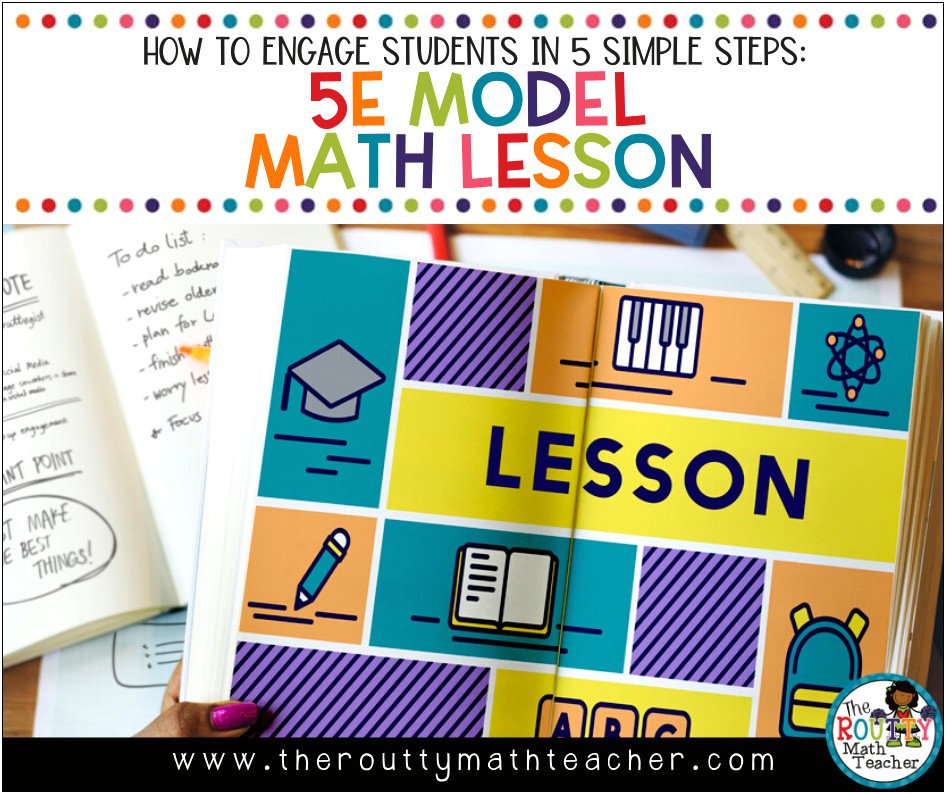 Daily Math Lesson Plan Template With Ald Levels