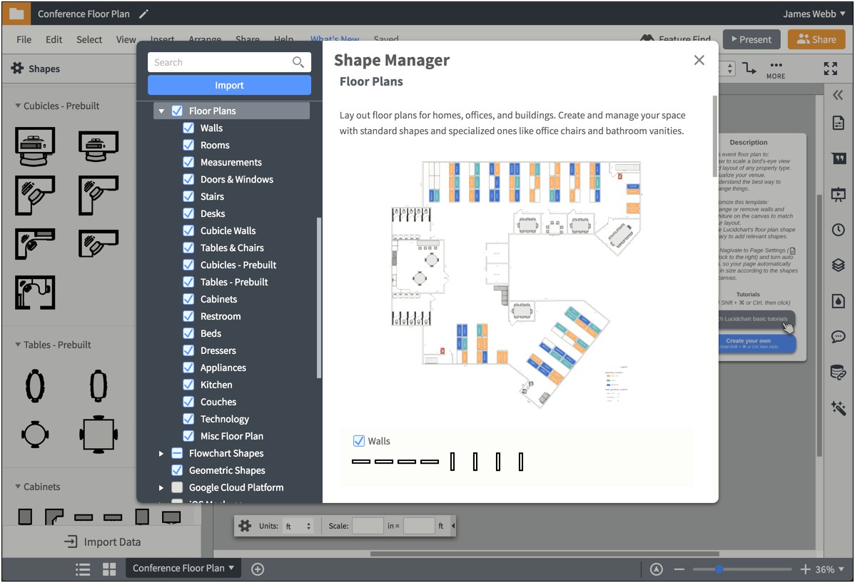 Data Center Floor Plan Visio Template