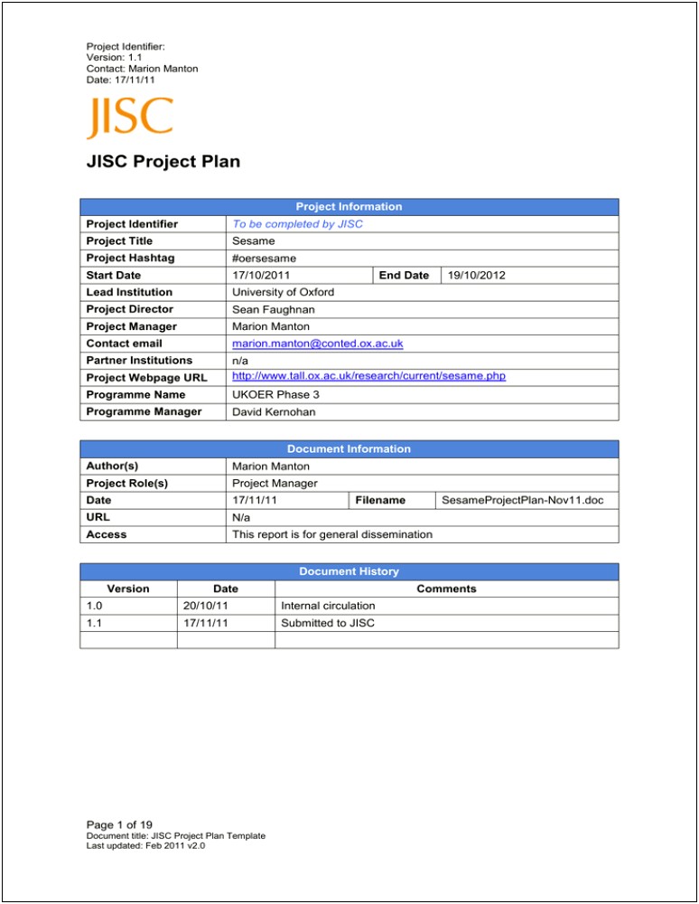 Data Use And Dissemination Plan Template