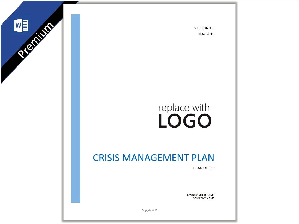 Deecd Emergency Management Plan 2015 Template