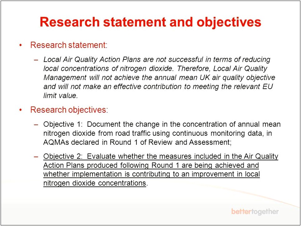 Defra Air Quality Action Plan Template