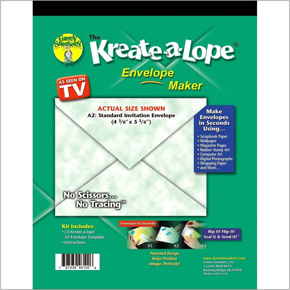 Deluxe Kreate A Lope Envelope & Card Template Kit