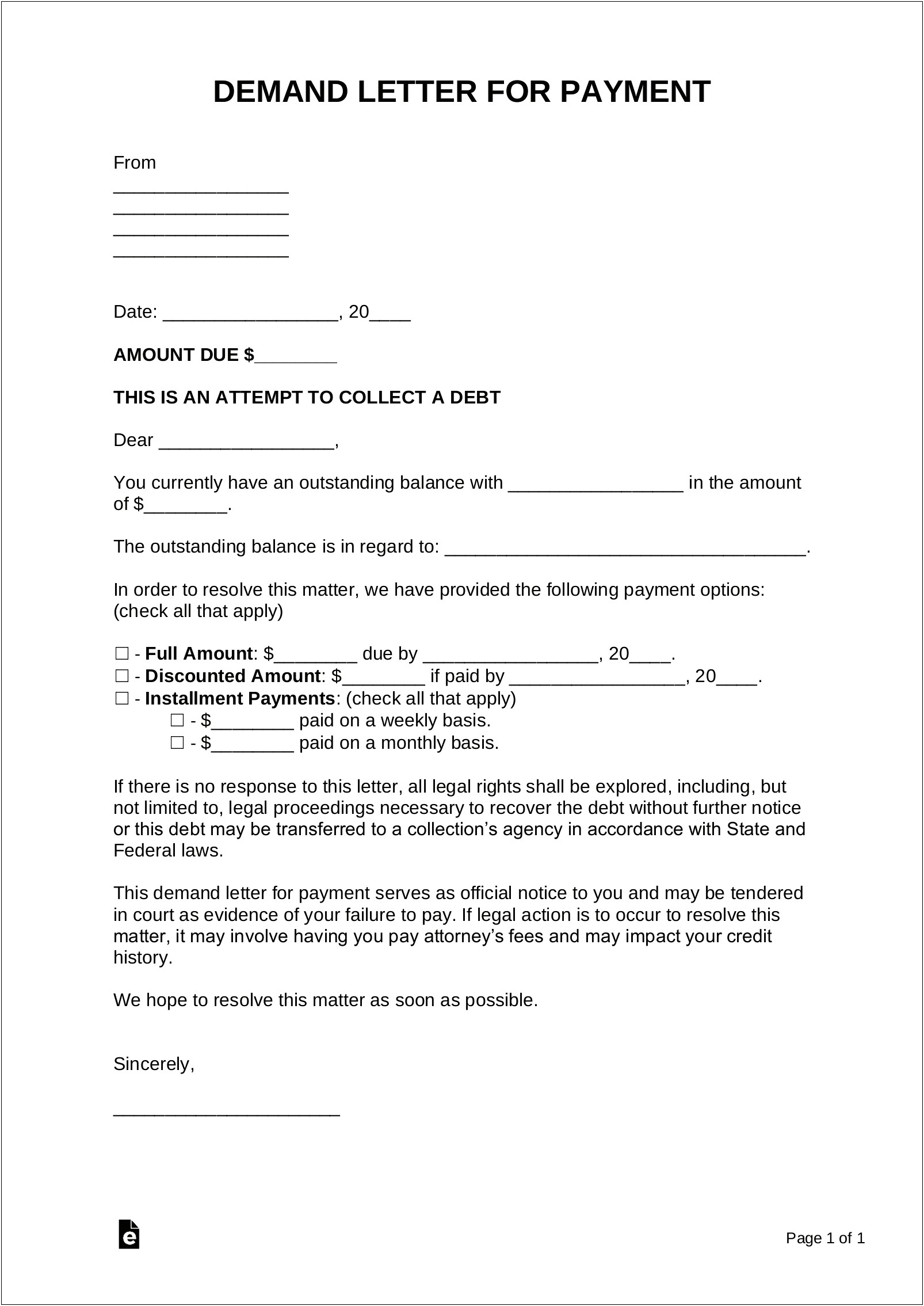 Demand Letter Template To Return Personal Property Ny