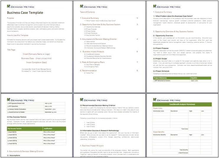 Demand Metricmarketing Plan Presentation Template