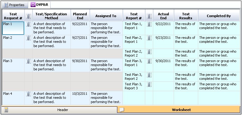 Design Verification Plan And Report Template