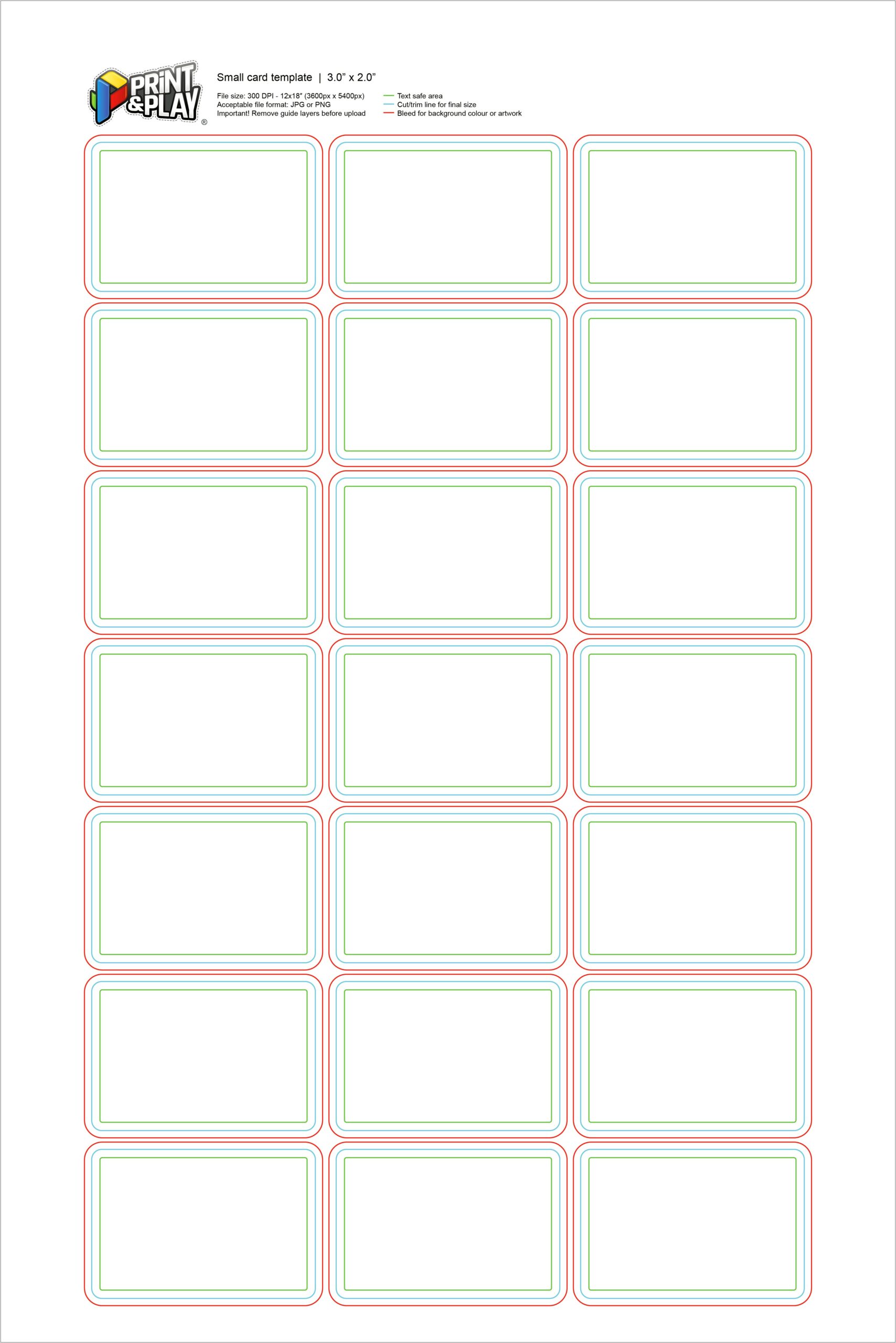 Design Your Own Playing Cards Template