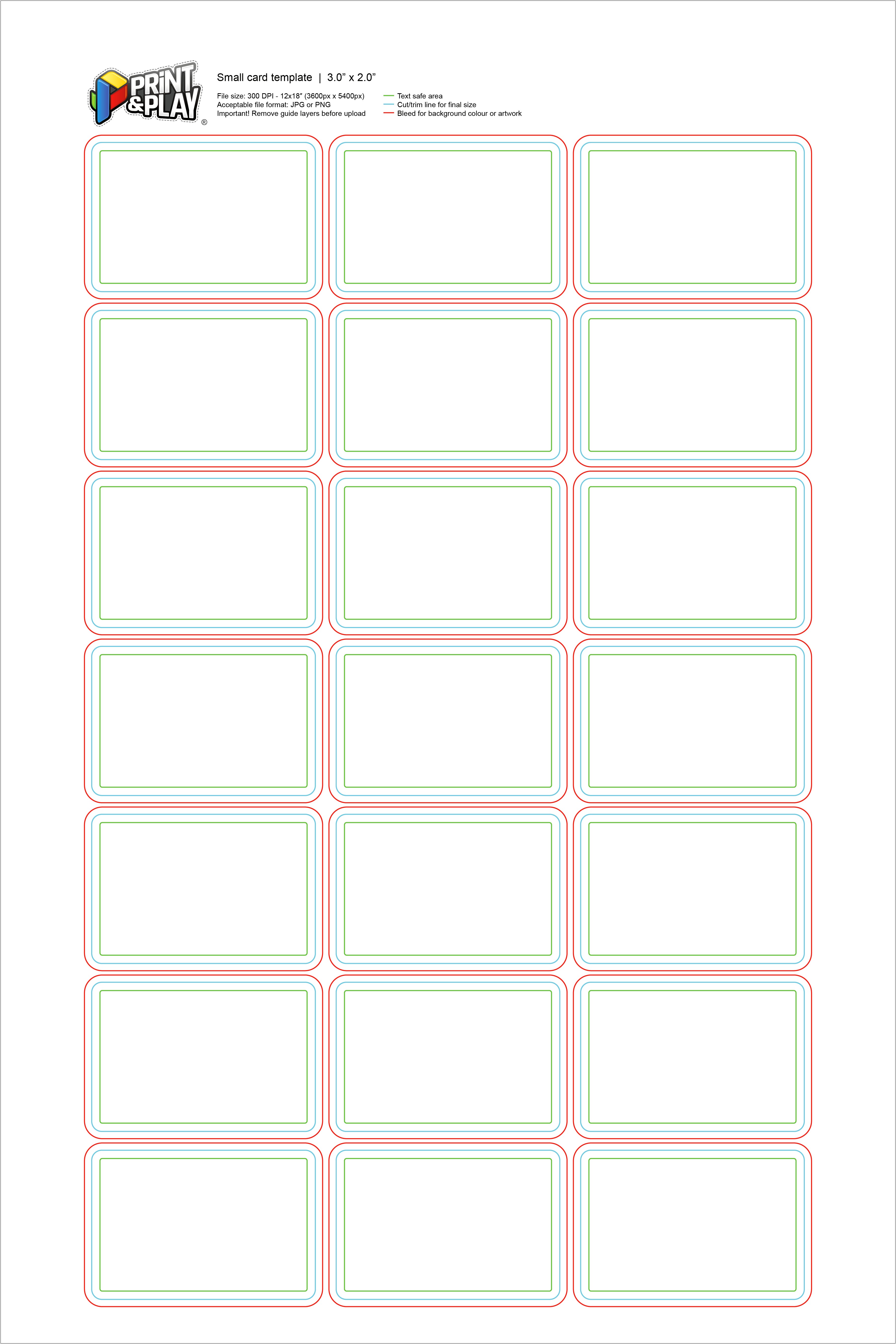 Design Your Own Playing Cards Template