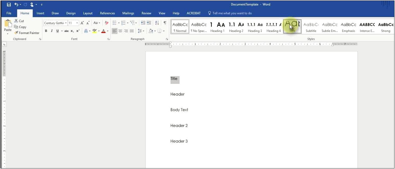 Develop More Styles In Word Template