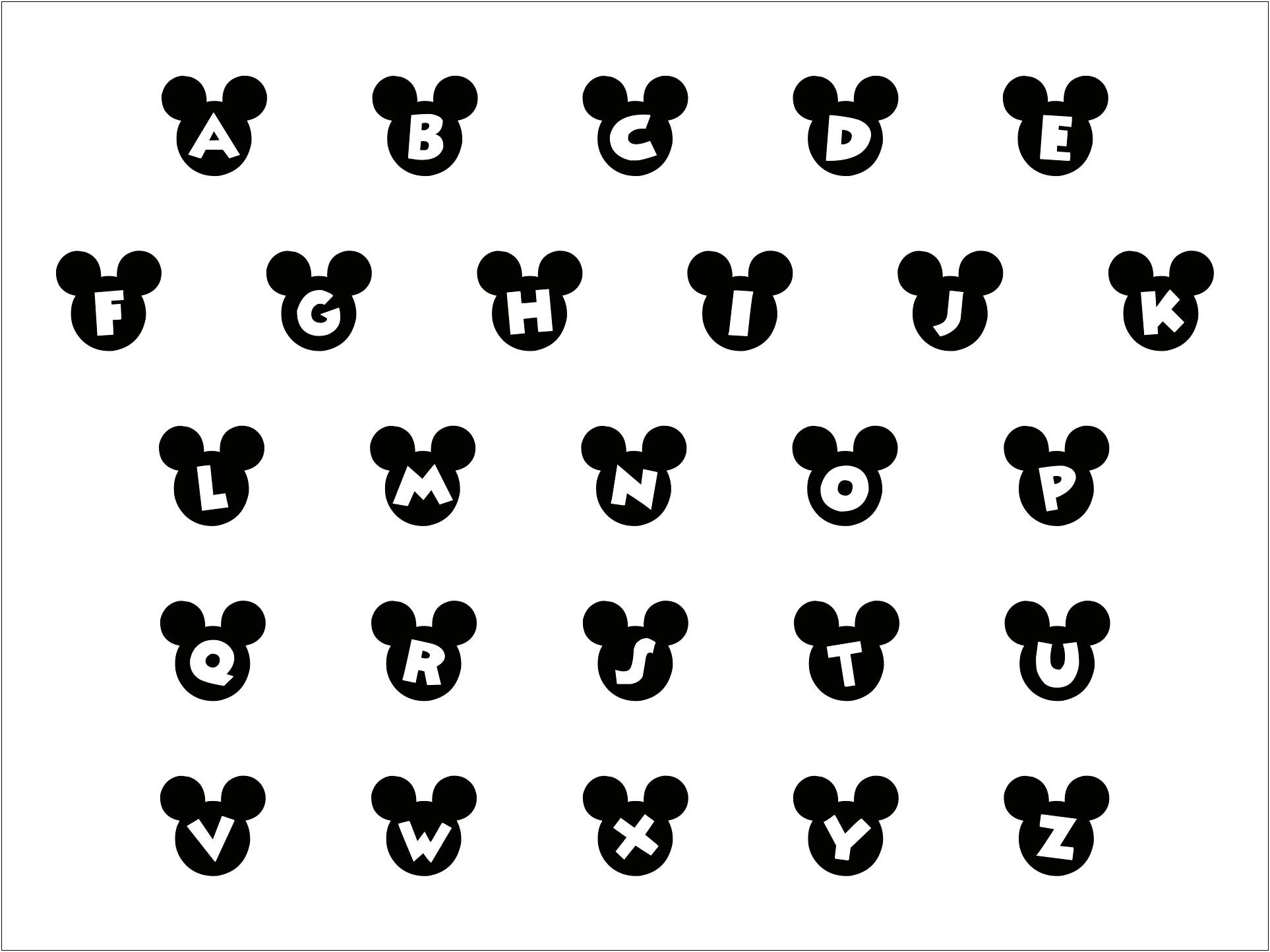 Disney Letter From Mickey Mouse Template