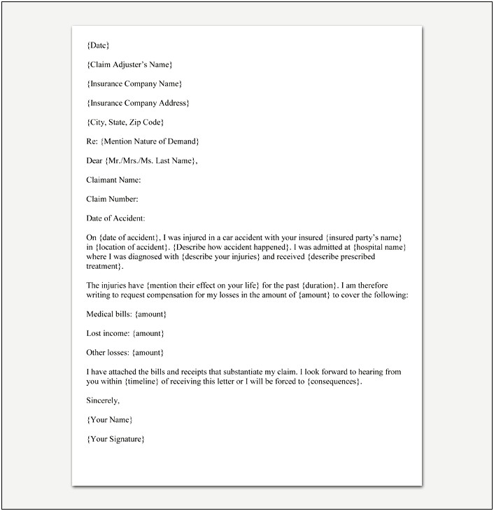 Dispute Letter Template For Medical Expenses