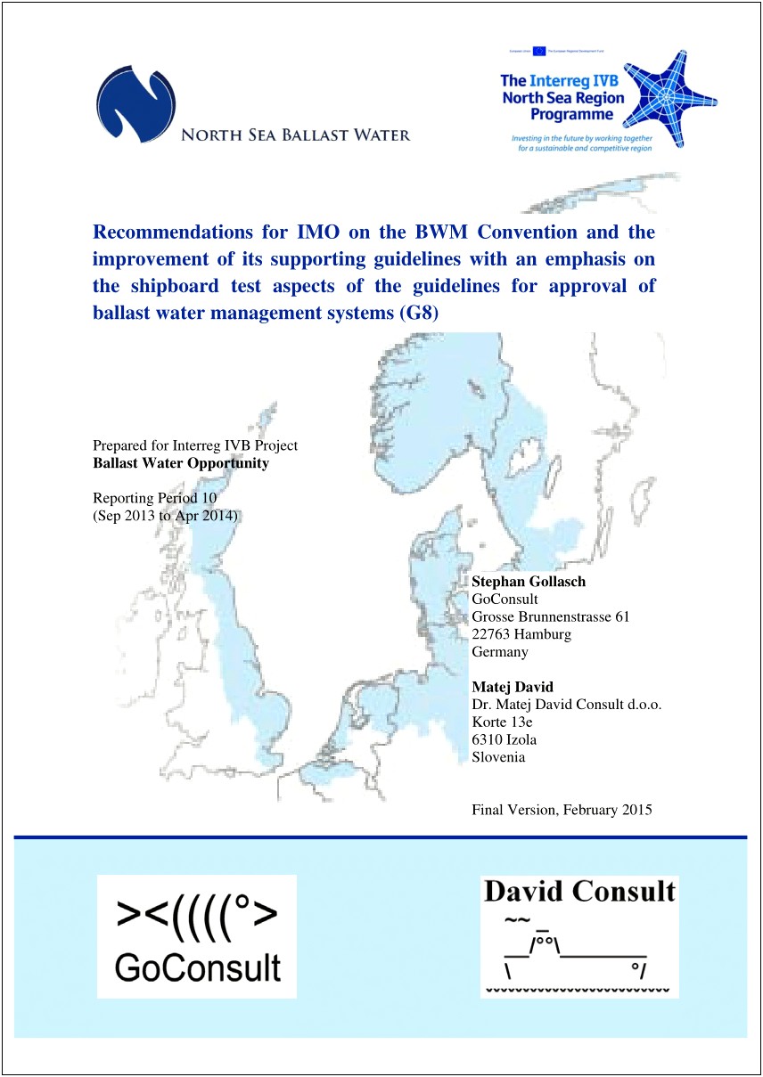 Dnv Gl Ballast Water Management Plan Template