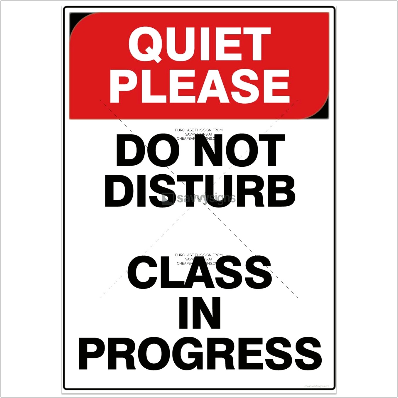 Do Not Disturb Sign Word Template