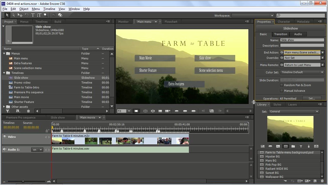 Download Menu Templates For Adobe Encore Cs5