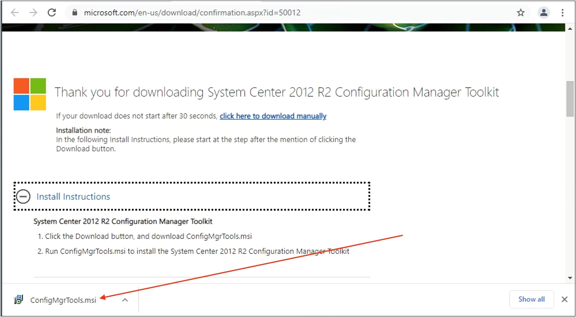 Download System Center Configuration Manager Solution Template