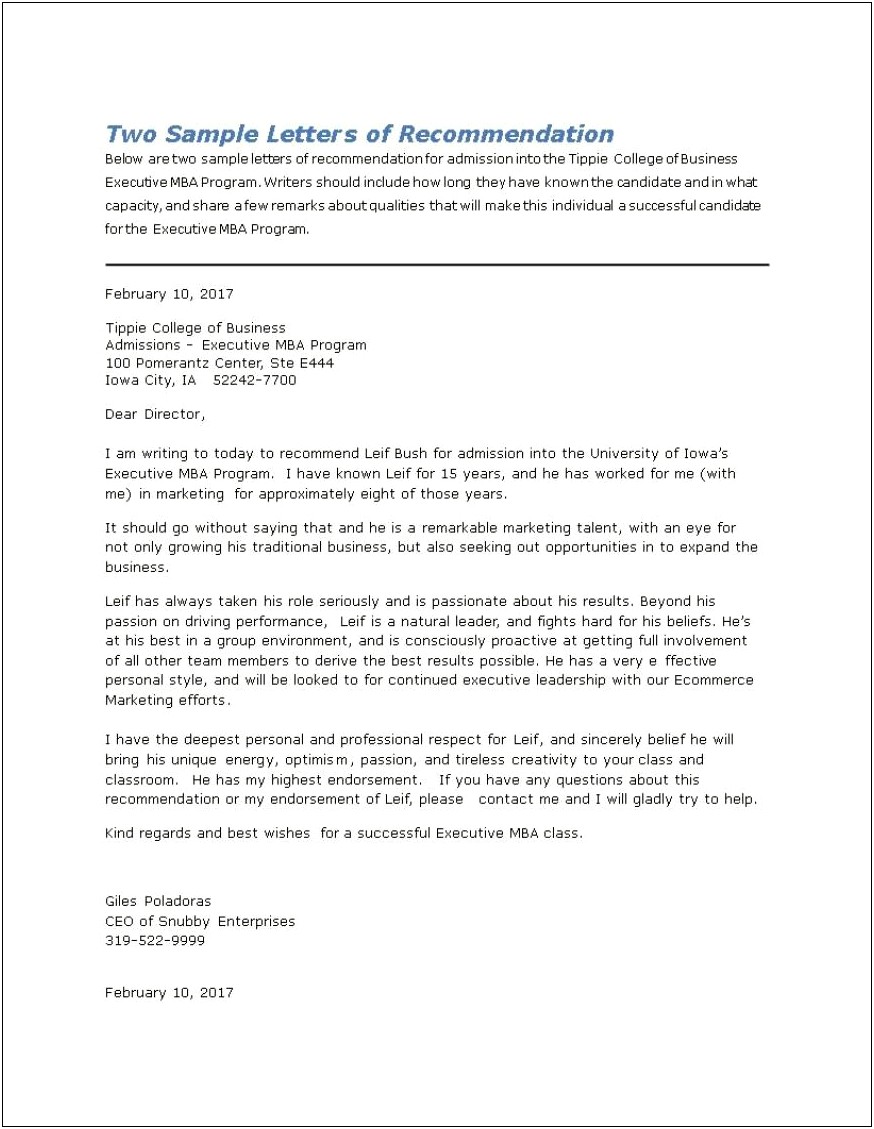 Eagle Scout Recommendation Reference Letter Template