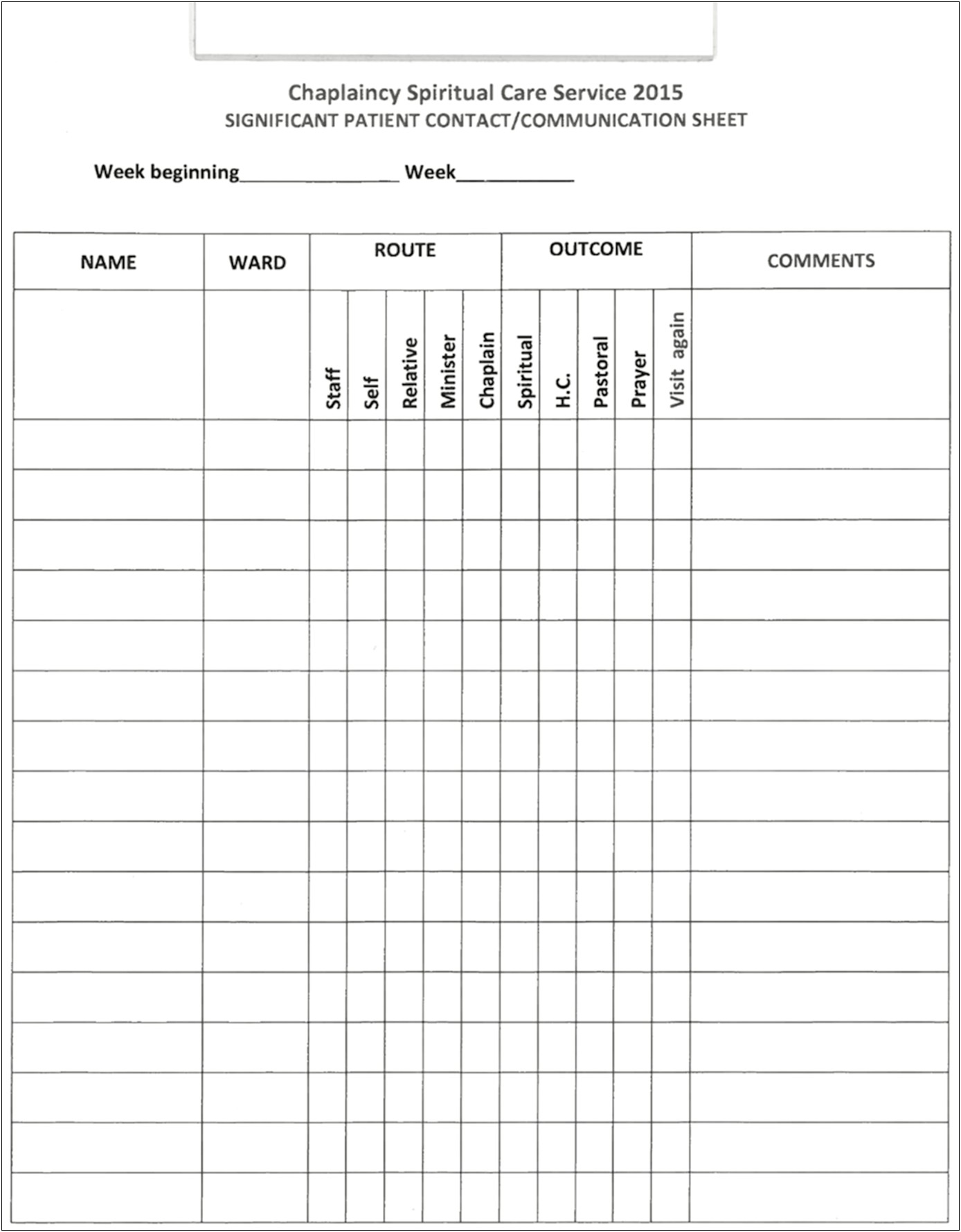 Early Years Care Plan Template Scotland